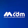 CDM logo on a blue gradient background